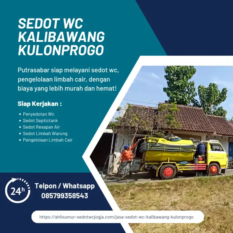 jasa sedot wc kalibawang kulonprogo