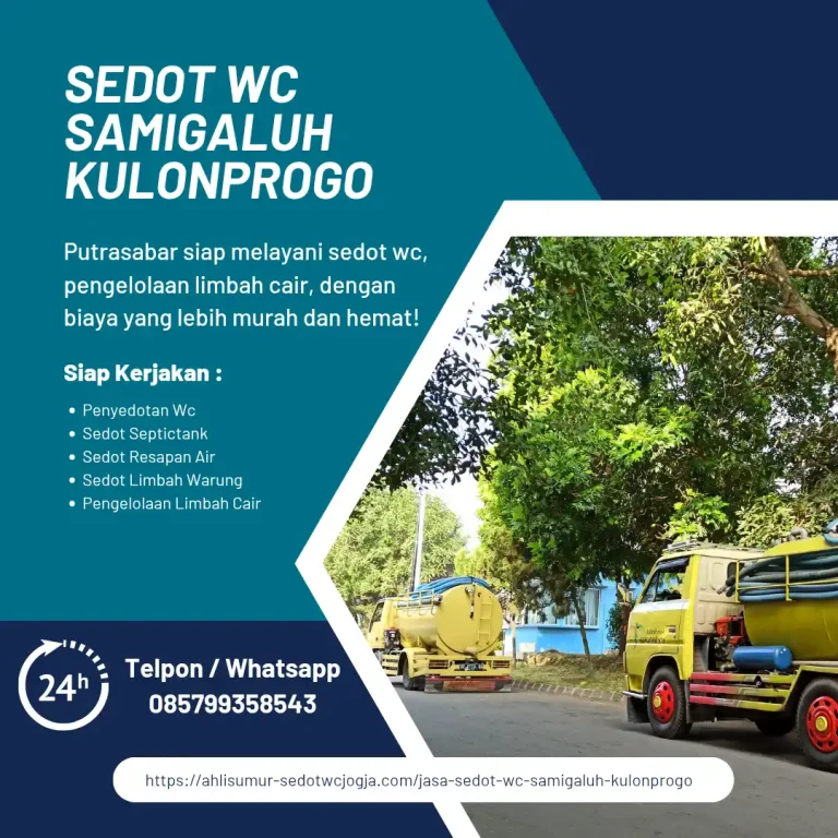 jasa sedot wc samigaluh kulonprogo