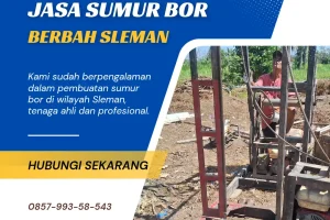 jasa sumur bor berbah sleman