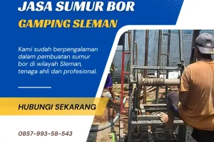 jasa sumur bor gamping sleman
