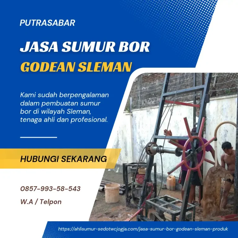 jasa sumur bor godean sleman