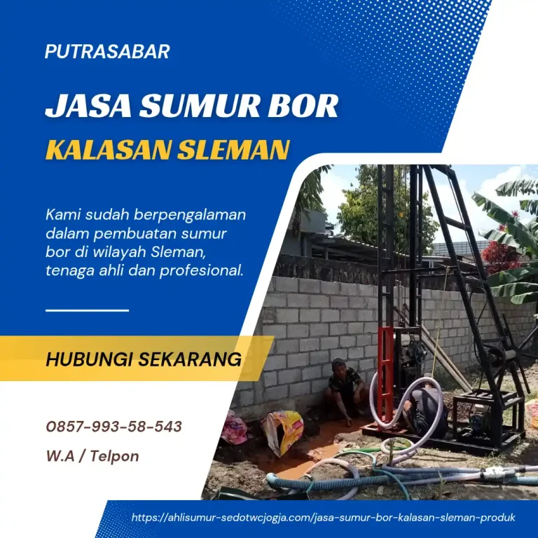 jasa sumur bor kalasan sleman