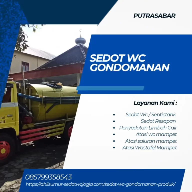 sedot wc gondomanan yogyakarta