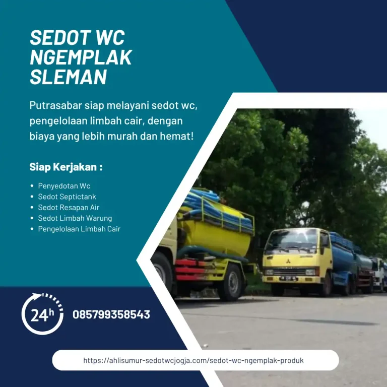 sedot wc ngemplak sleman