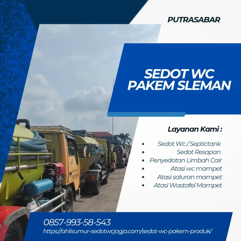 sedot wc pakem sleman
