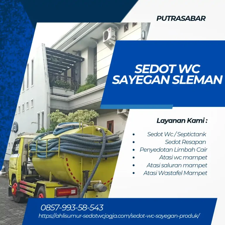 sedot wc sayegan sleman