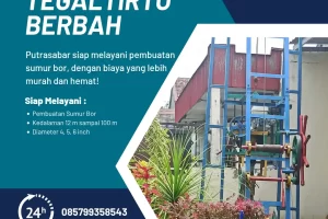 sumur bor tegaltirto berbah