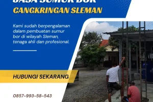jasa sumur bor cangkringan sleman