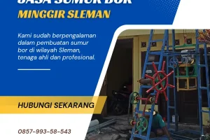 jasa sumur bor minggir sleman