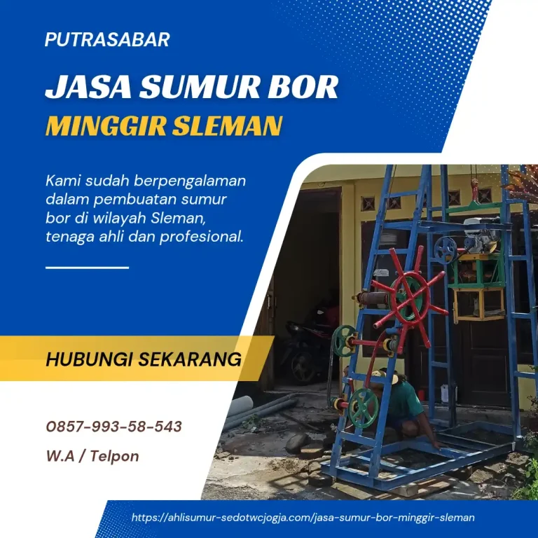 jasa sumur bor minggir sleman