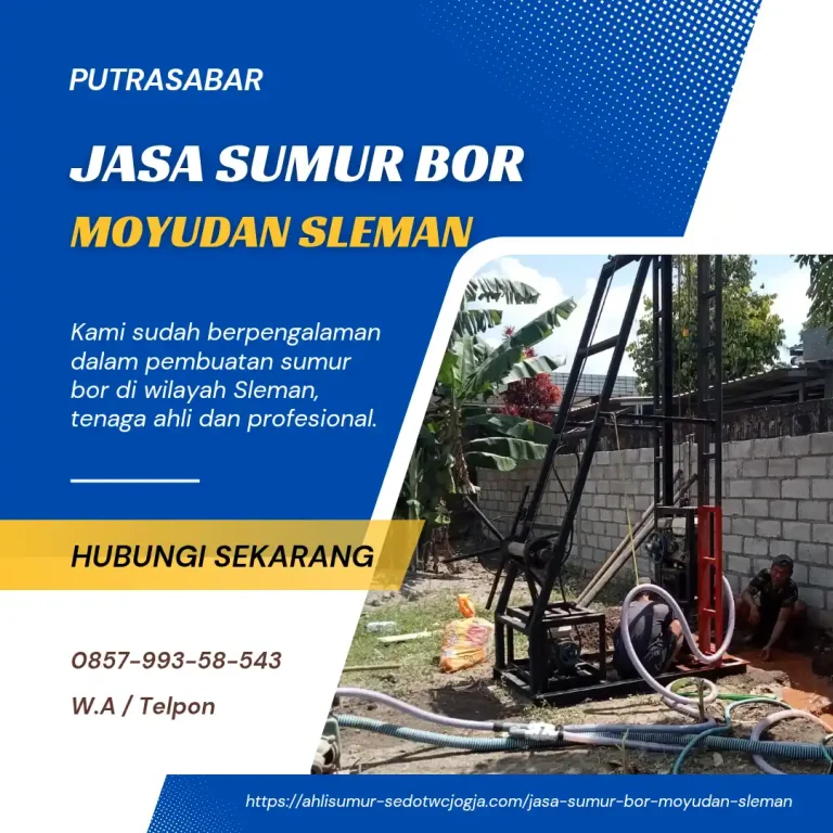 jasa sumur bor moyudan sleman