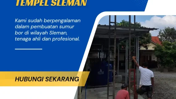 jasa sumur bor tempel sleman