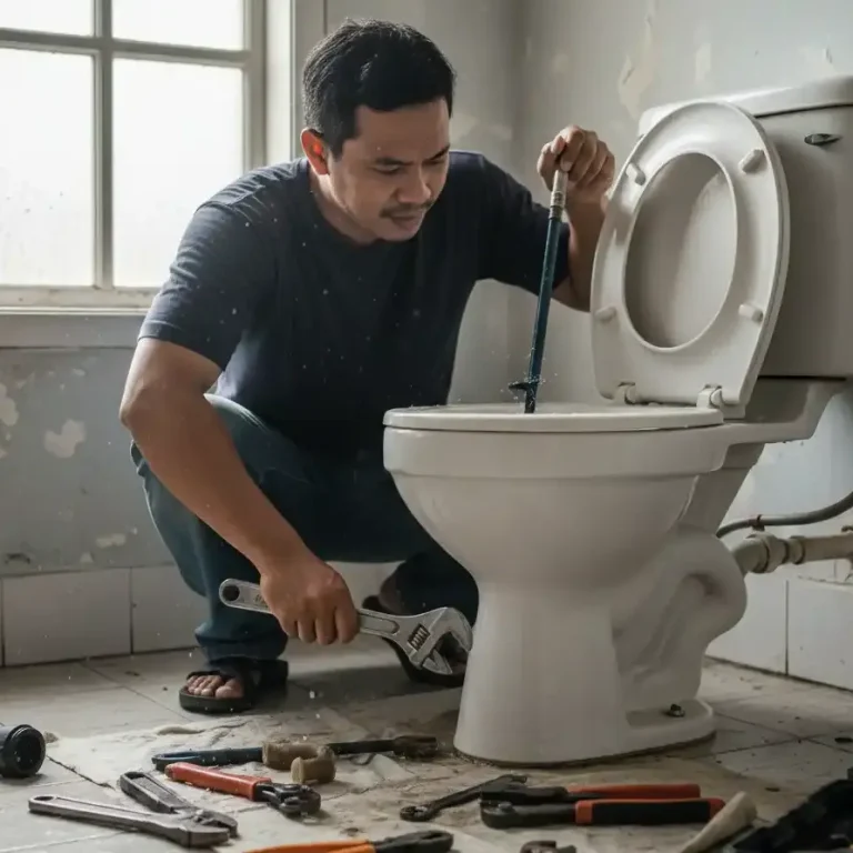 pelancaran wc mampet