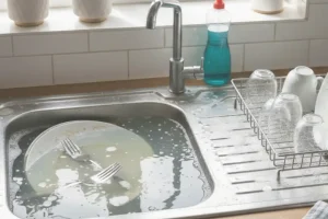 saluran cucian piring mampet