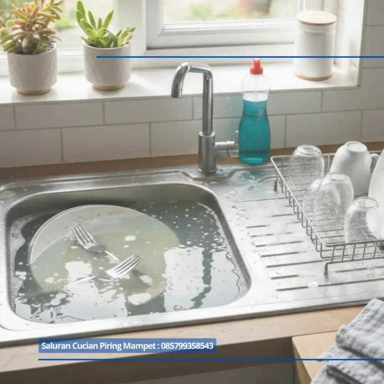 saluran cucian piring mampet