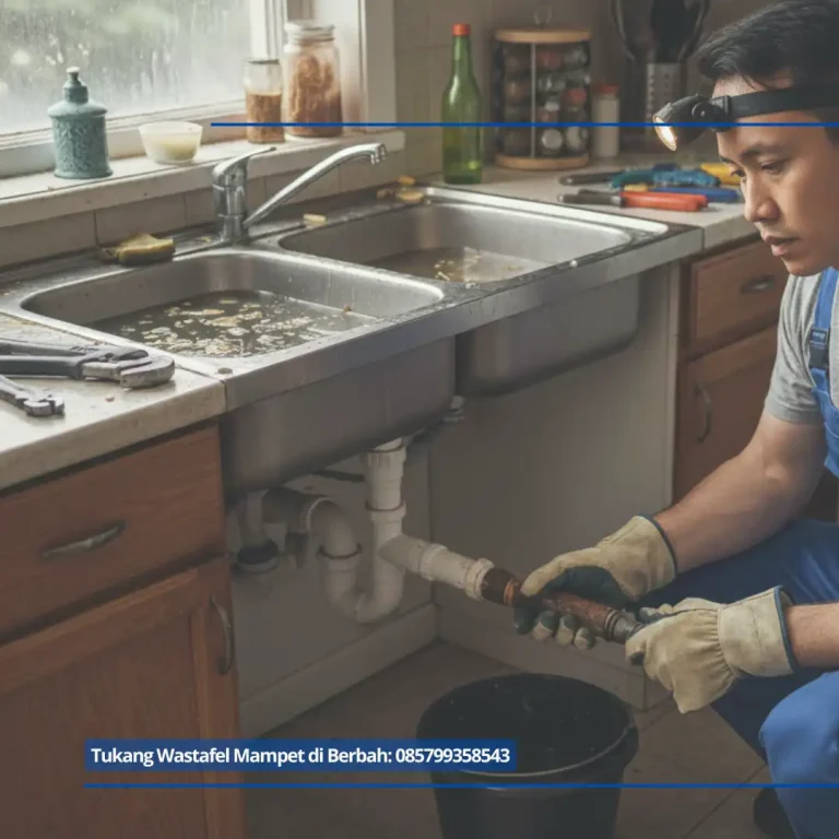 tukang wastafel mampet berbah